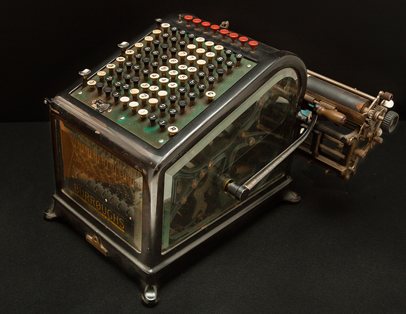 Burroughs Calculating Machine used in Business classes, 1908 