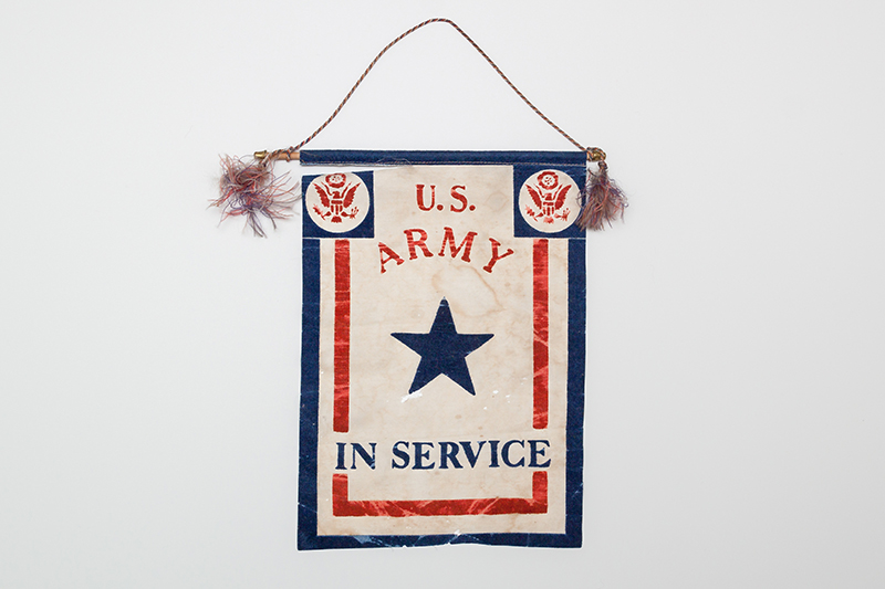 U.S. Army Blue Star Service Flag.